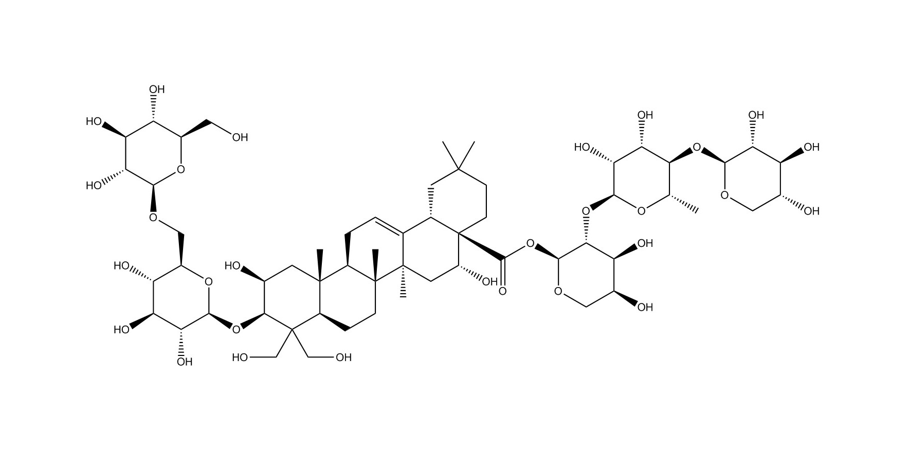 去芹糖桔梗皂苷D3|67884-05-3