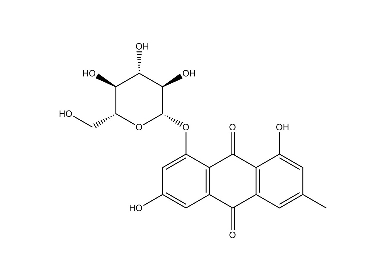 大黃素-8-O-β-D-葡萄糖苷|23313-21-5