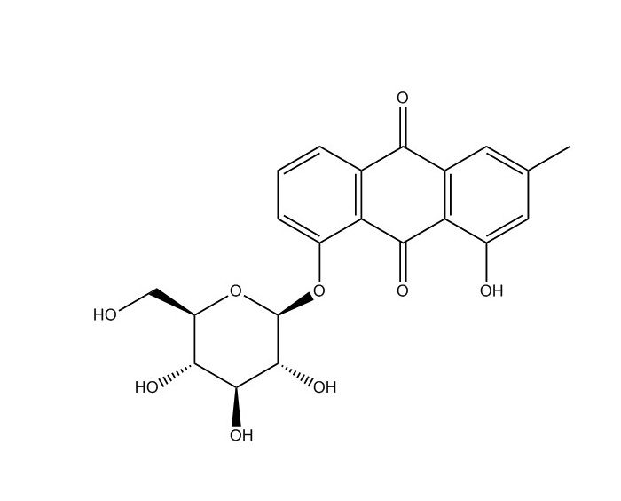 大黃酚-8-0-β-D-葡萄糖苷|13241-28-6