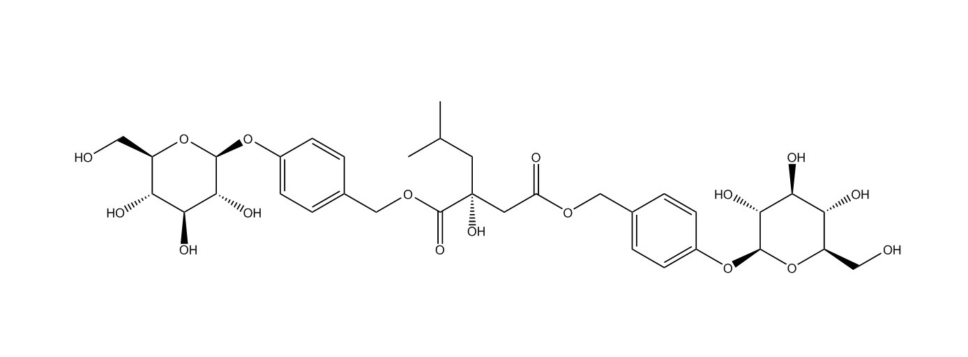 1,4-二[4-(葡萄糖氧)芐基]-2-異丁基蘋果酸酯|58139-23-4